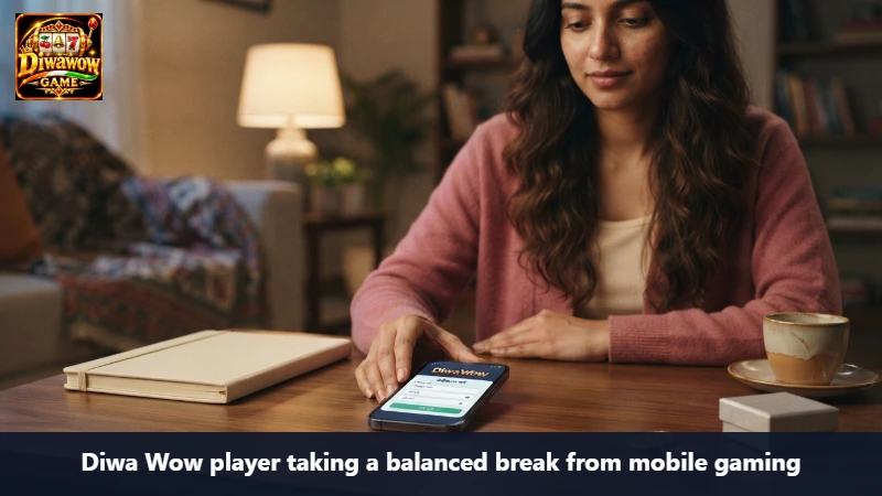 Diwa Wow player taking a balanced break from mobile gaming